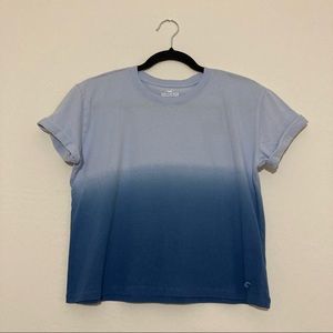 NWT Hollister Blue Ombre Must-Have Cotton T-Shirt